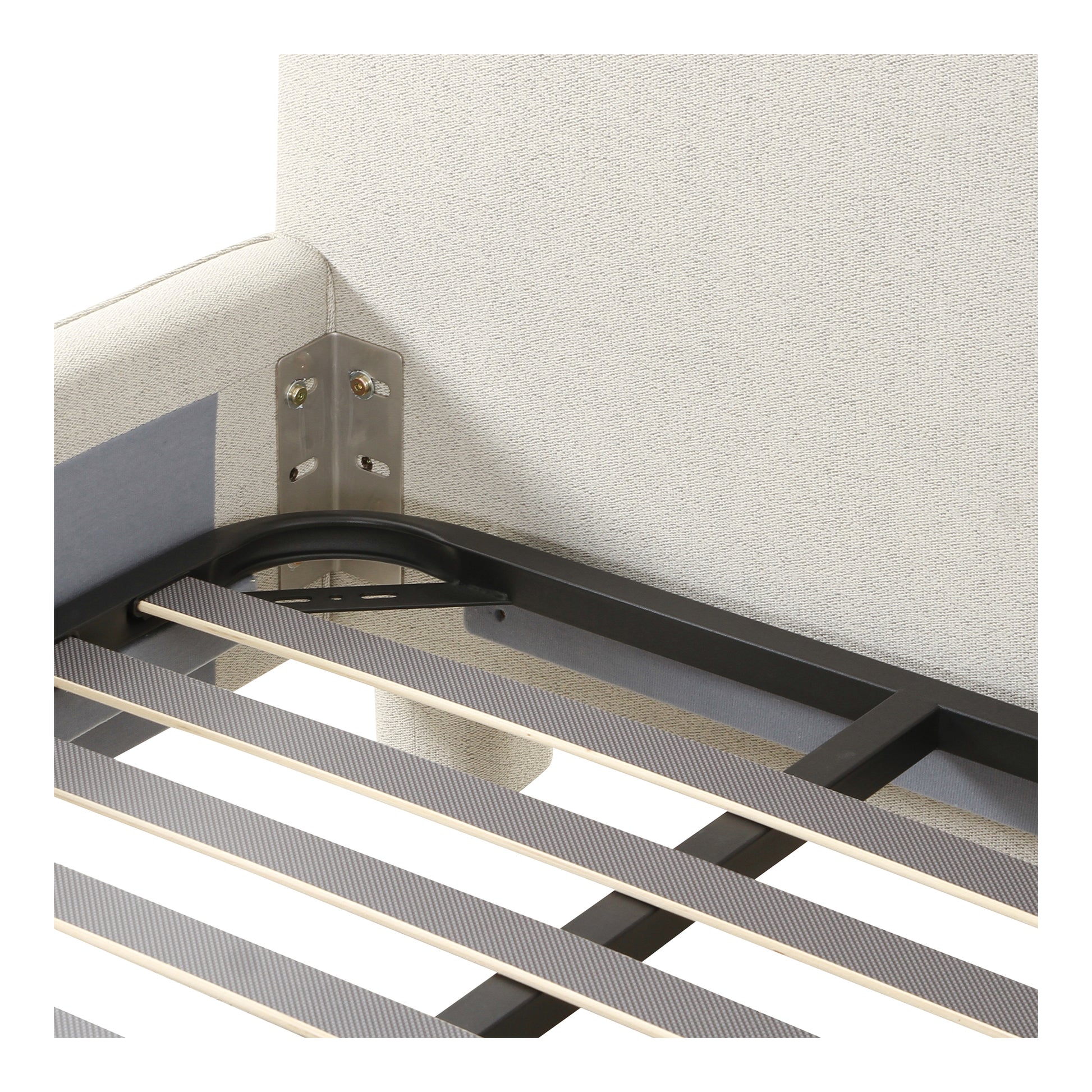 Moes Home Beds Ichigo Grey Modern Furniture
