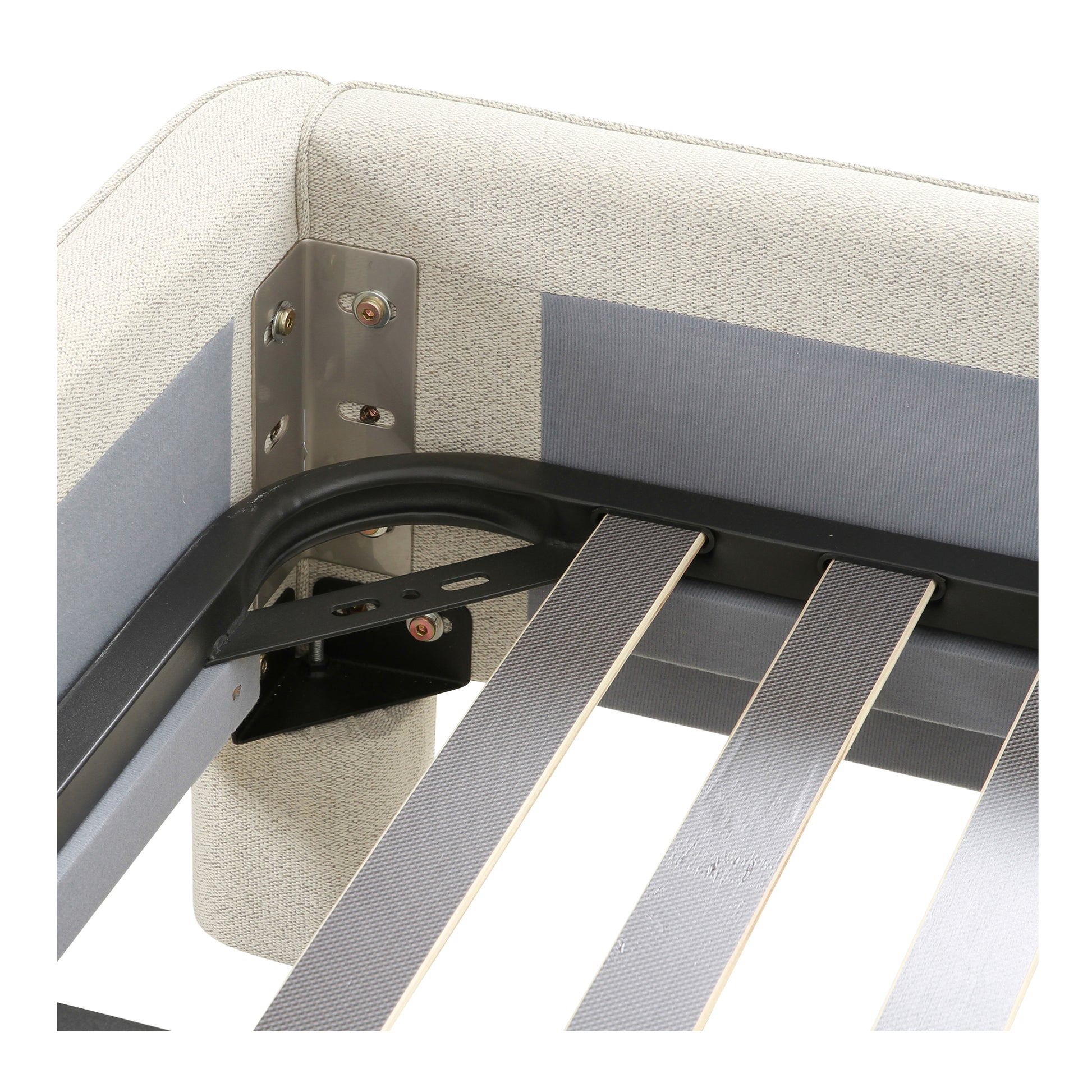 Moes Home Beds Ichigo Grey Modern Furniture