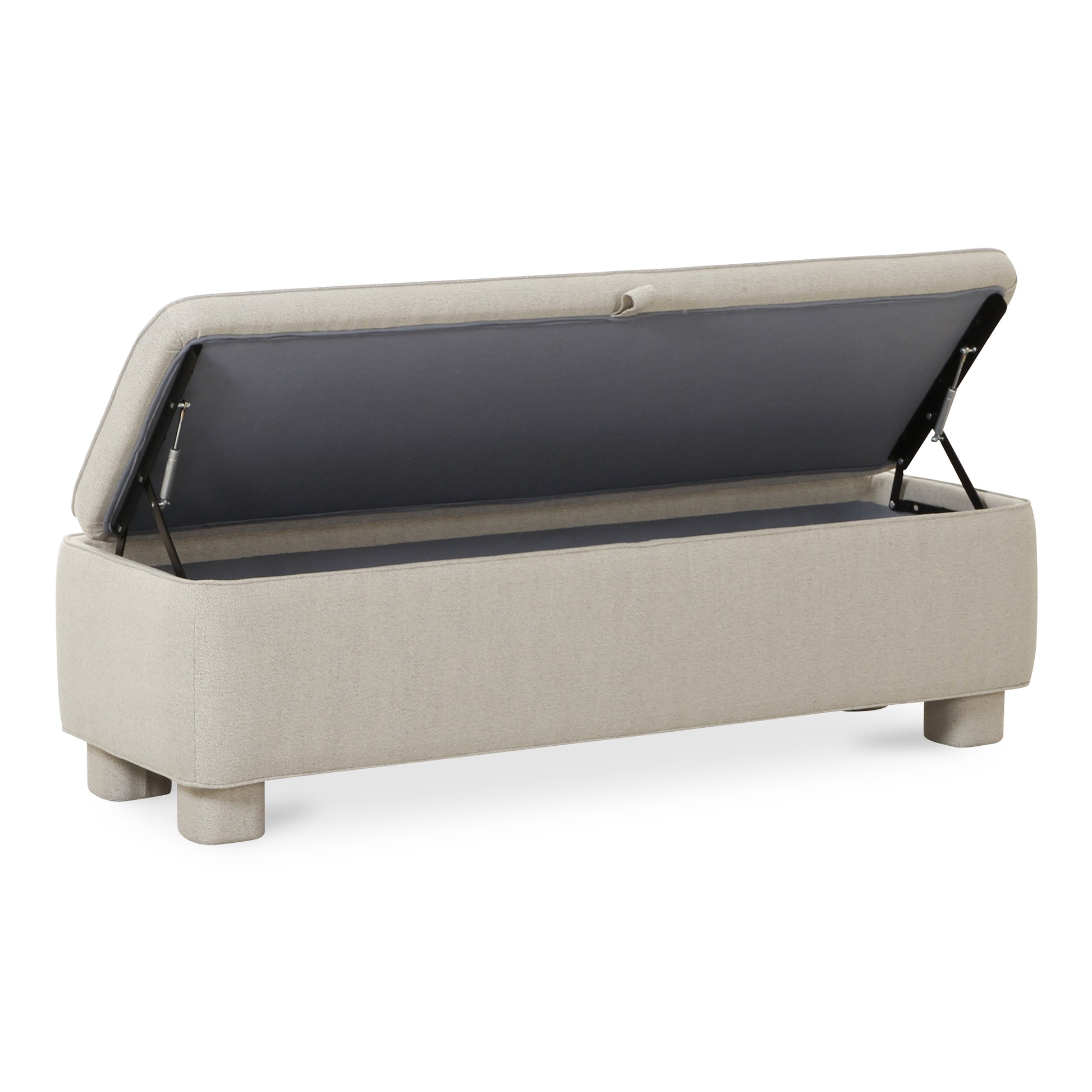 Moes Home Benches Ichigo Grey Modern Furniture