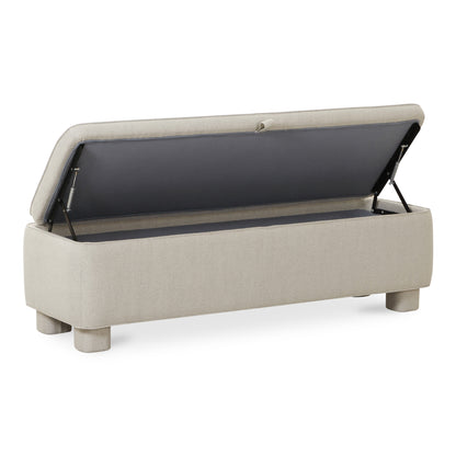 Moes Home Benches Ichigo Grey Modern Furniture