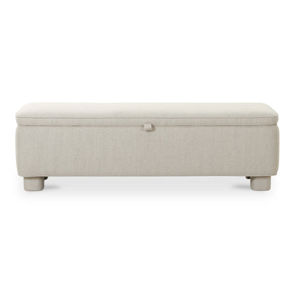 Moes Home Benches Ichigo Grey Modern Furniture