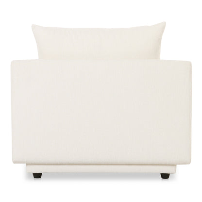 Moes Home Slipper Chairs ROSELLO White Contemporary Furniture