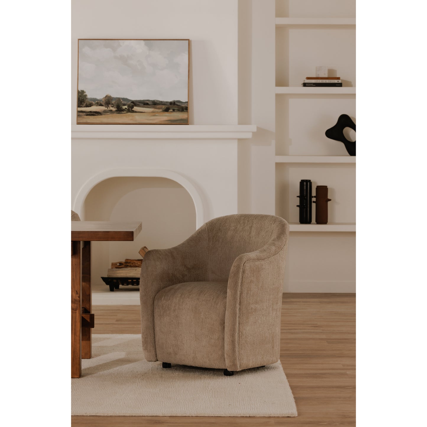 Moes Home Dining Chairs DRAVA Beige Contemporary Furniture Rug