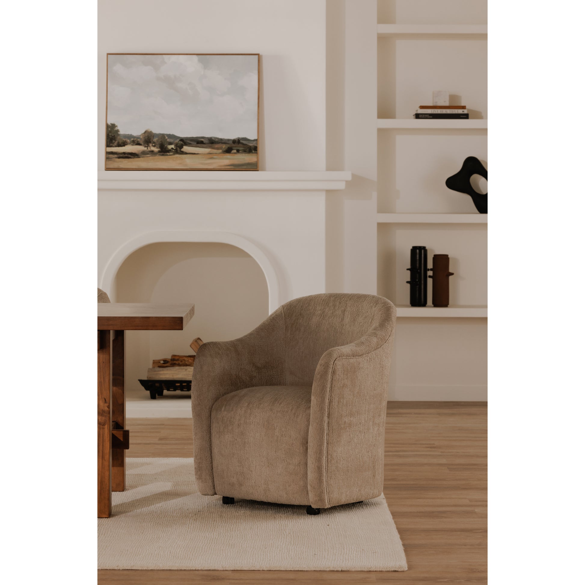 Moes Home Dining Chairs DRAVA Beige Contemporary Furniture Rug