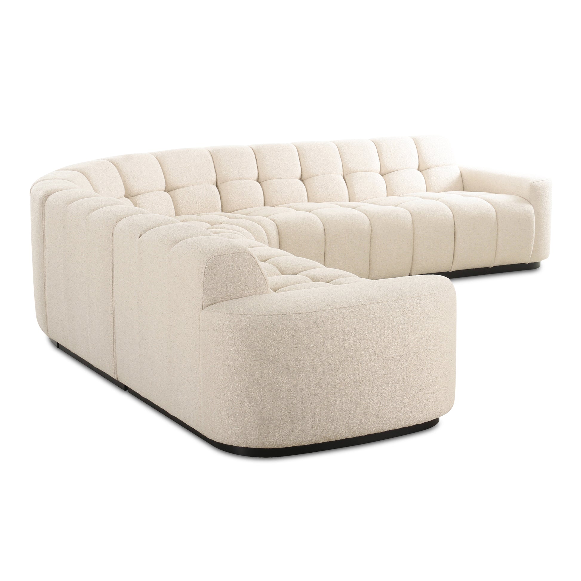 Moes Home Sectionals Roman Beige Contemporary Furniture Rug