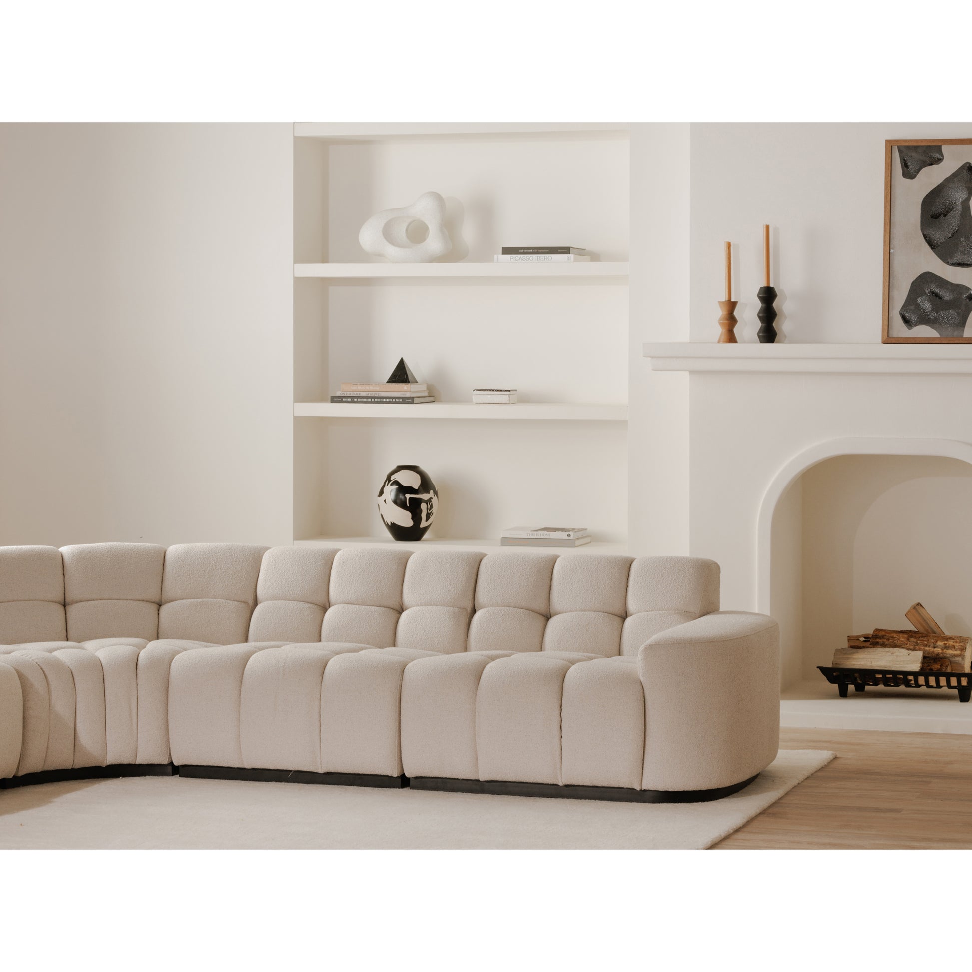 Moes Home Sectionals Roman Beige Contemporary Furniture Rug