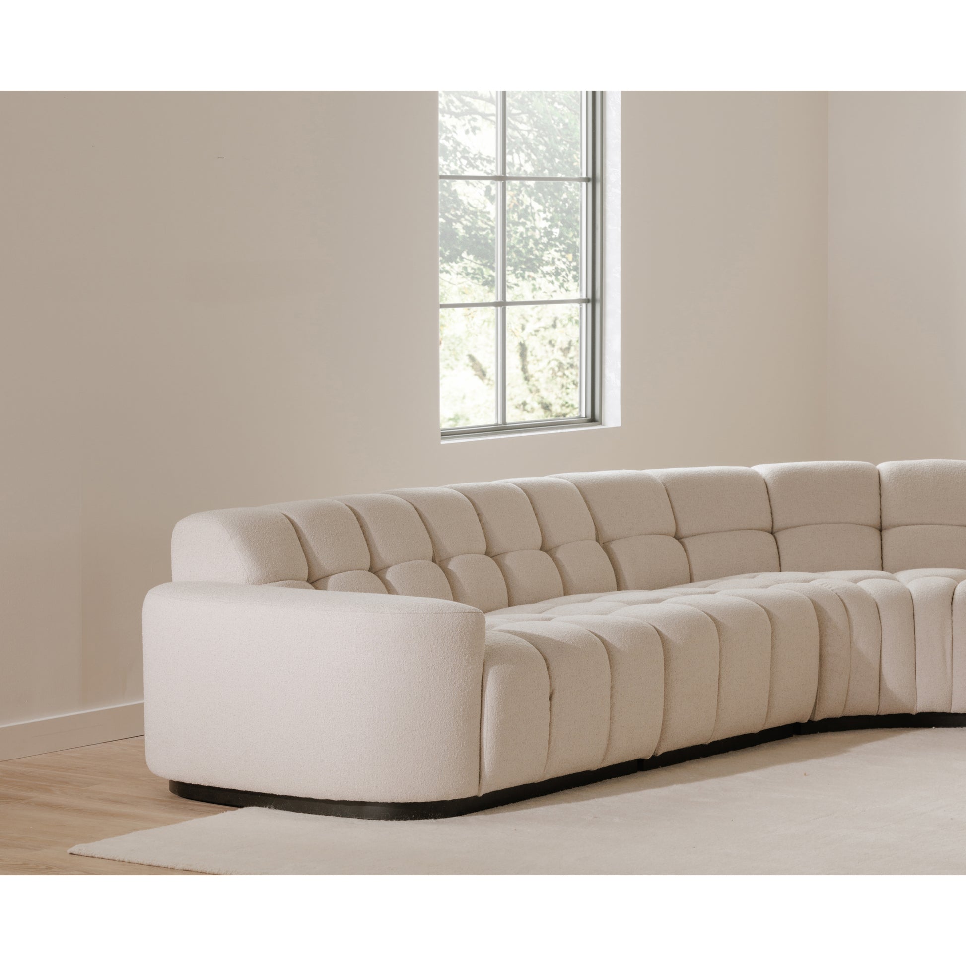 Moes Home Sectionals Roman Beige Contemporary Furniture Rug