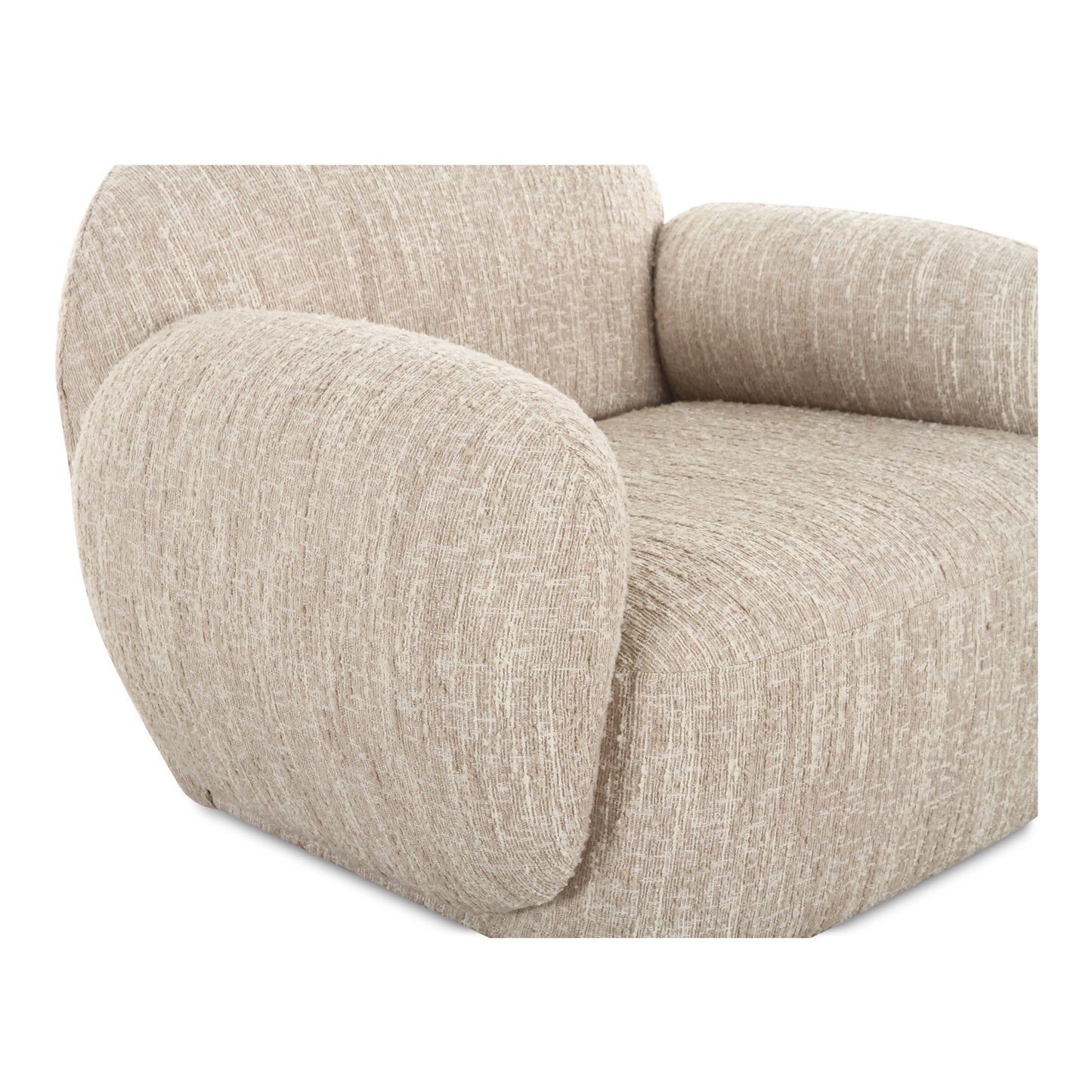 Moes Home Occasional Chairs Hazel Beige Contemporary Furniture Rug