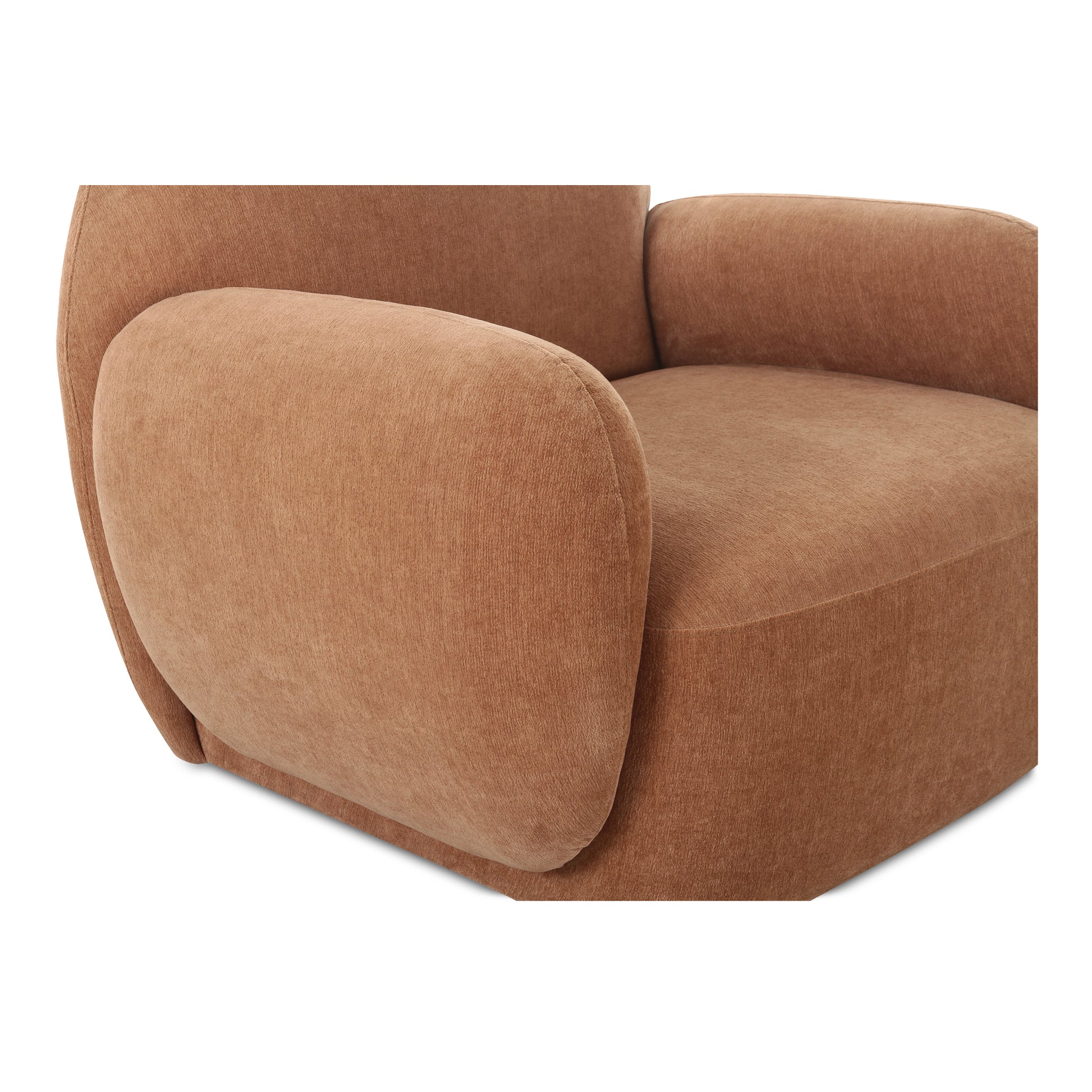 Moes Home Occasional Chairs Hazel Brown Contemporary Furniture Rug