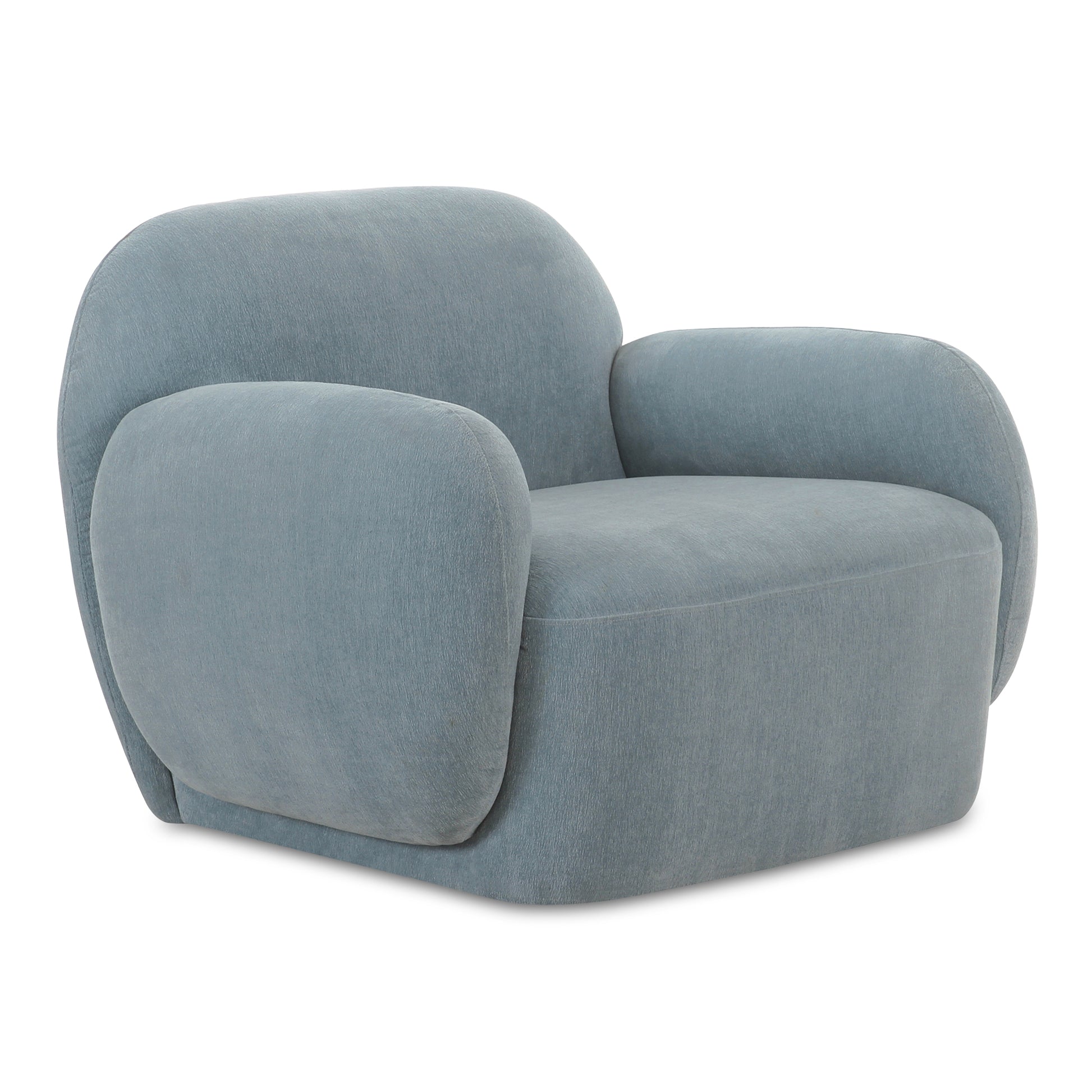 Moes Home Occasional Chairs Hazel Blue Contemporary Furniture Rug