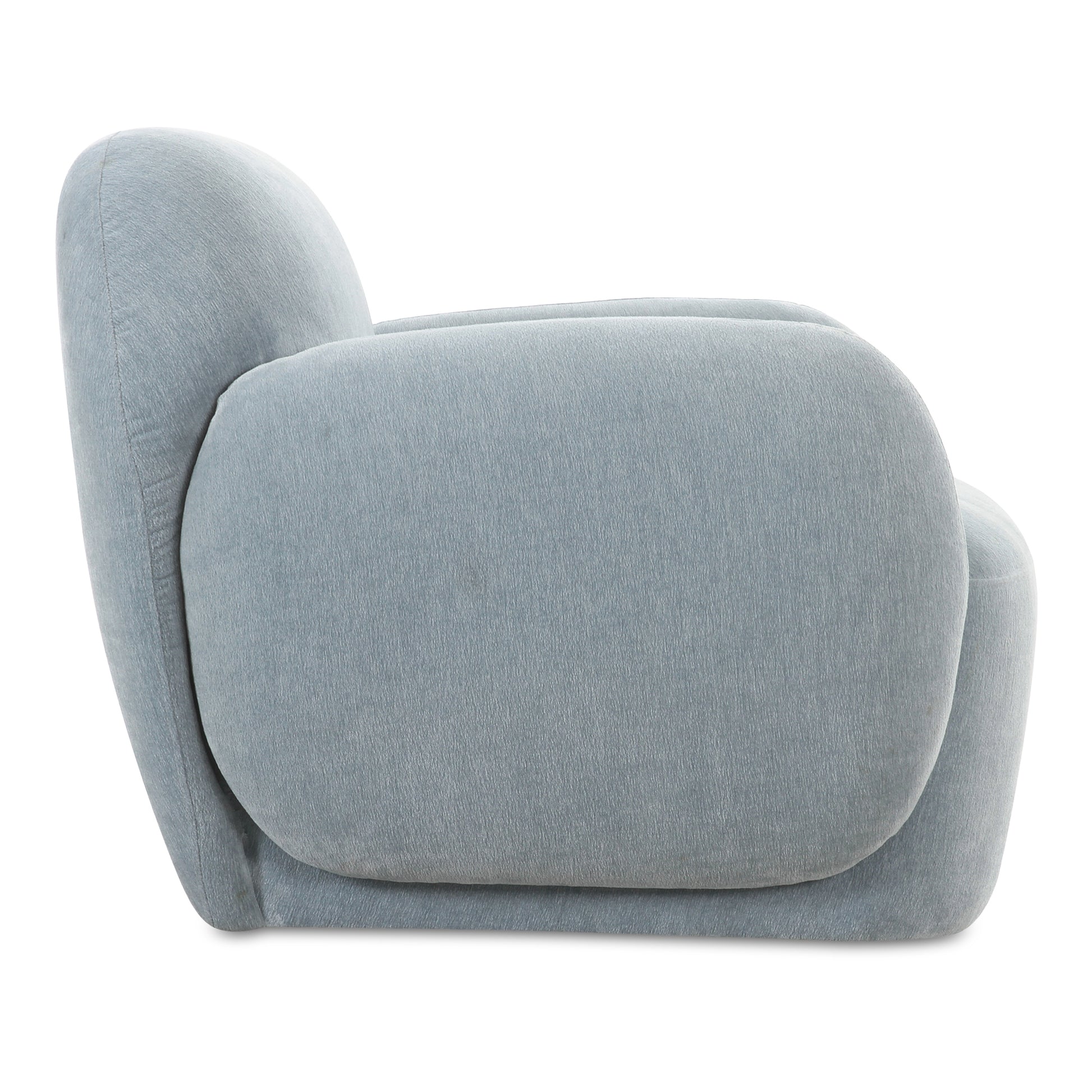 Moes Home Occasional Chairs Hazel Blue Contemporary Furniture Rug
