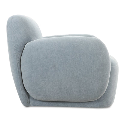 Moes Home Occasional Chairs Hazel Blue Contemporary Furniture Rug