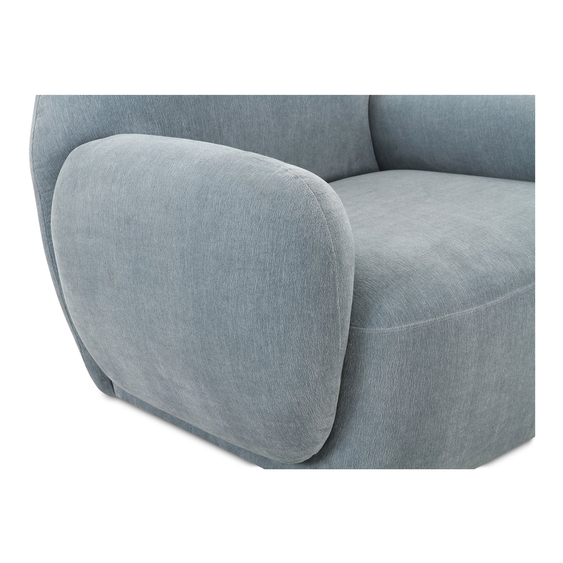 Moes Home Occasional Chairs Hazel Blue Contemporary Furniture Rug