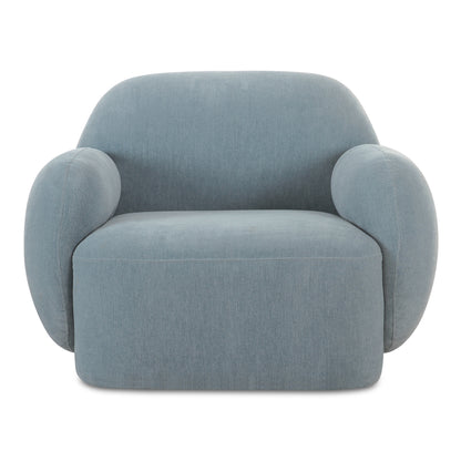 Moes Home Occasional Chairs Hazel Blue Contemporary Furniture Rug
