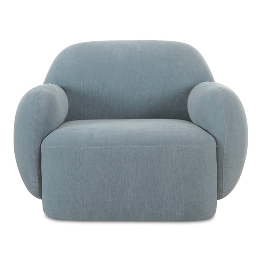 Moes Home Occasional Chairs Hazel Blue Contemporary Furniture Rug