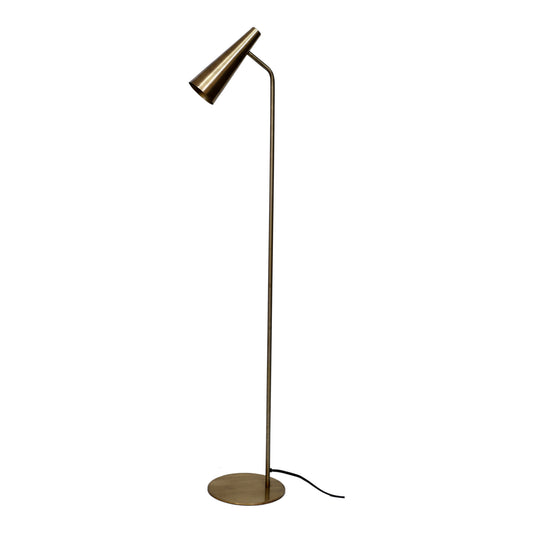 Moes Home Floor Lamps Trumpet Gold Contemporary Furniture