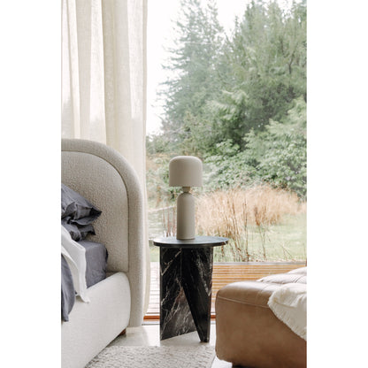 Moes Home Table Lamps Echo White Contemporary Furniture