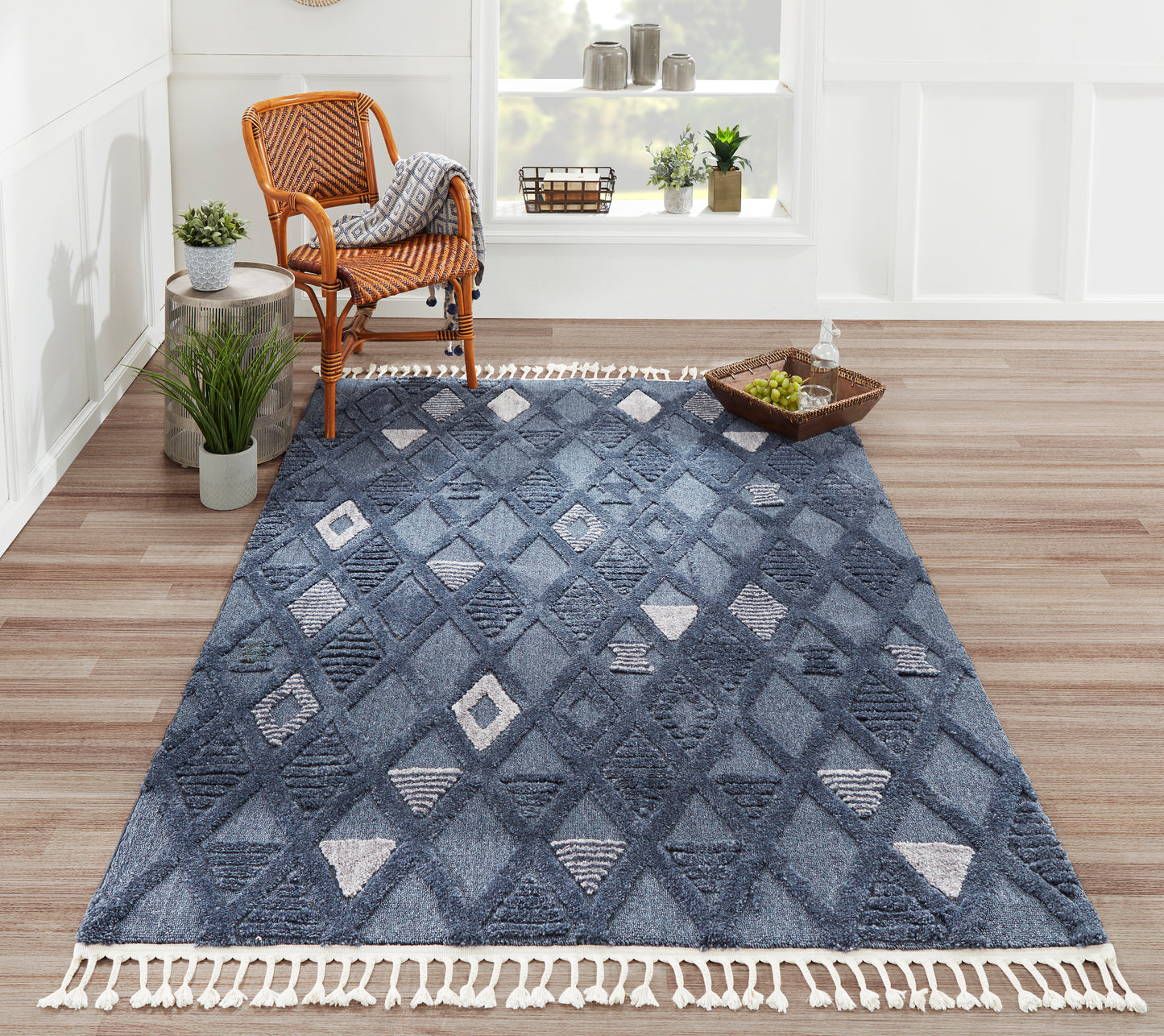 Momeni Odessa  Denim  Contemporary