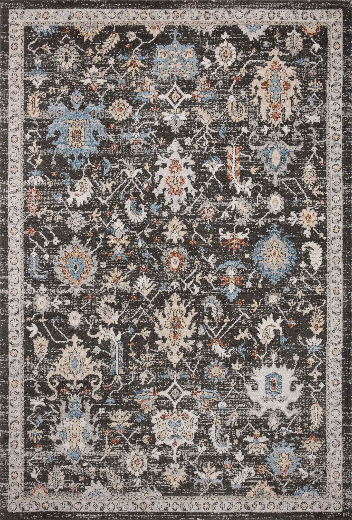 Loloi II Odette  Charcoal Multi Traditional