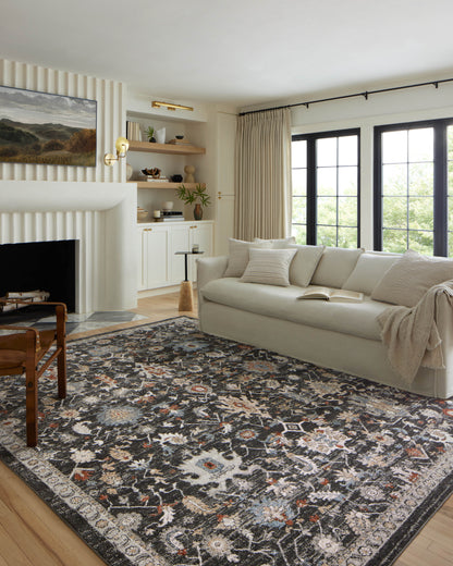 Loloi II Odette  Charcoal Multi Traditional