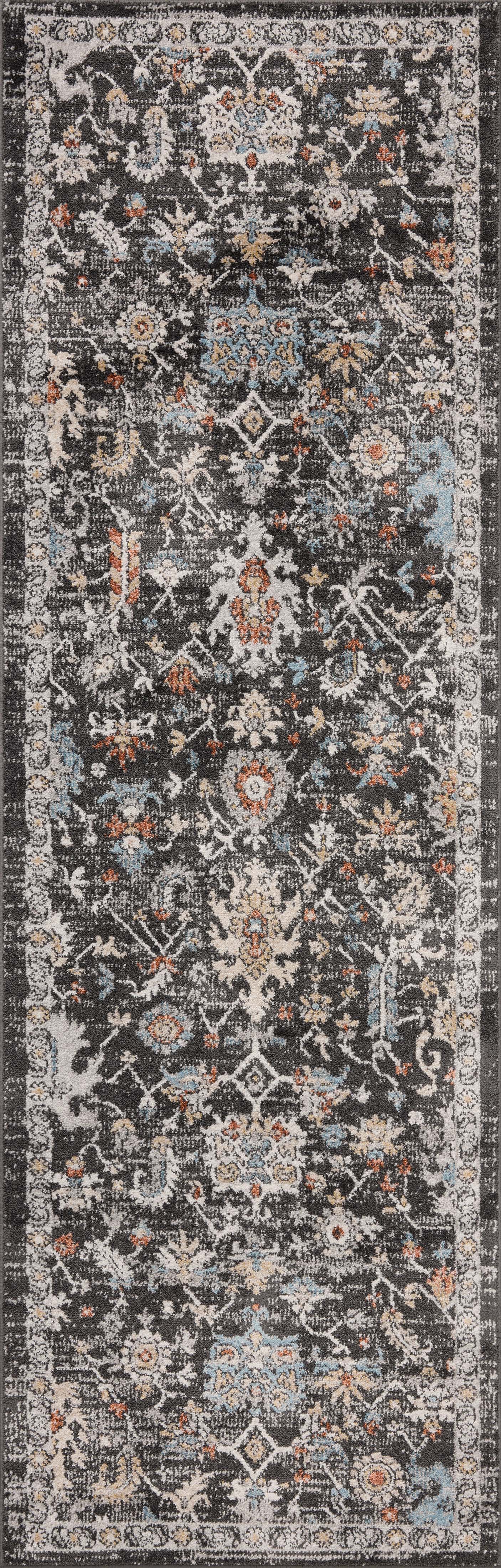 Loloi II Odette  Charcoal Multi Traditional