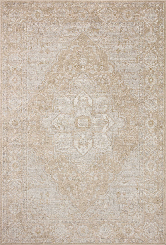Loloi II Odette  Beige Silver Traditional