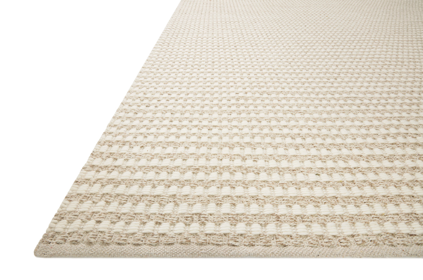 Amber Lewis x Loloi Ojai  Ivory Natural Contemporary