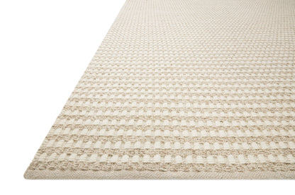 Amber Lewis x Loloi Ojai  Ivory Natural Contemporary