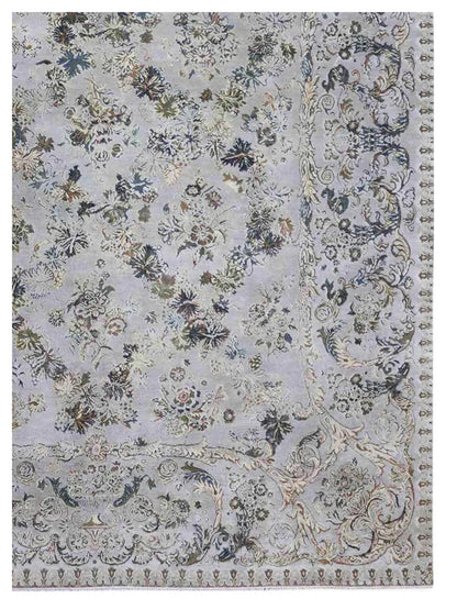 Limited Orford ORF - 703 Light Gray Transitional Knotted Rug - Rugs - Limited - Atlanta Designer Rugs