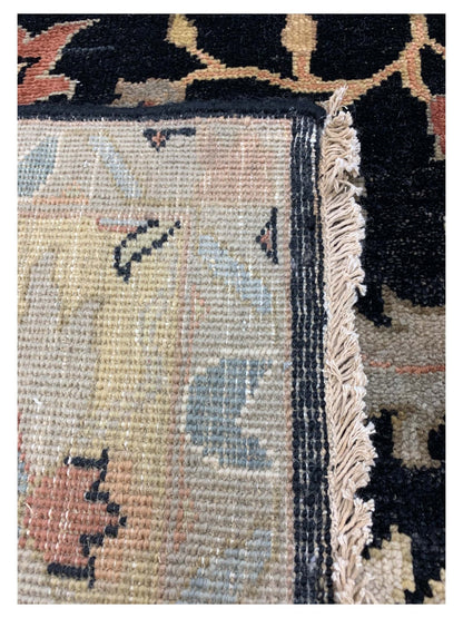 Artisan Cameron Black Gold Traditional Knotted Rug - Rugs - Artisan - Atlanta Designer Rugs