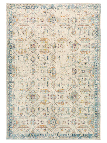 Oriental Weavers XANADU 047H6 Beige Blue Casual Power-Loomed Rug