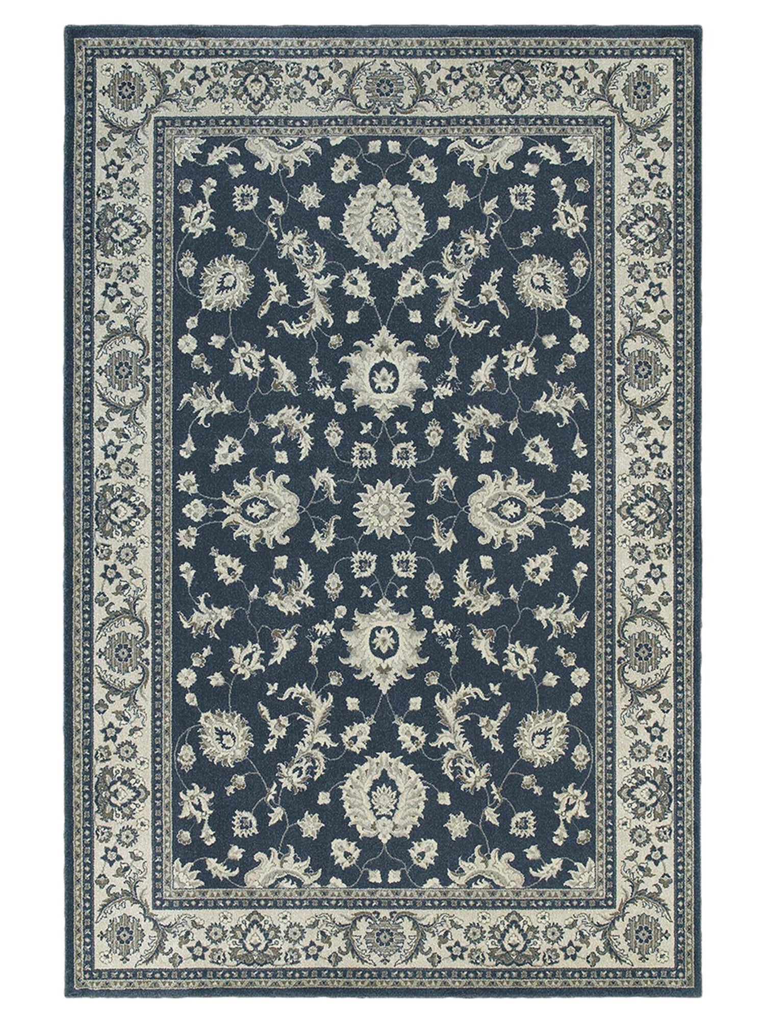 Oriental Weavers Richmond 117H3 Midnight Ivory Traditional Power-Loomed Rug