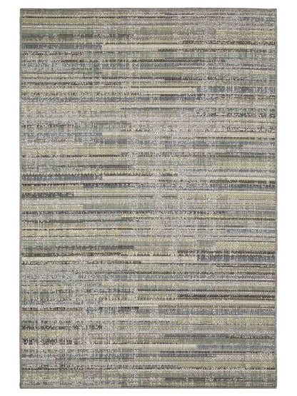 Oriental Weavers Cyprus 2102E Blue Green Traditional Power-Loomed Rug