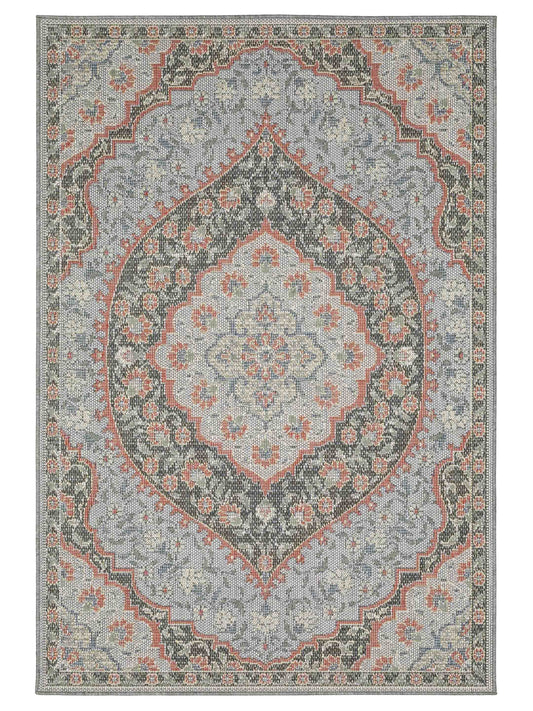 Oriental Weavers Cyprus 228D4 Blue  Traditional Power-Loomed Rug
