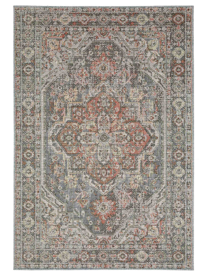 Oriental Weavers Cyprus 429Q4 Grey Multi Traditional Power-Loomed Rug