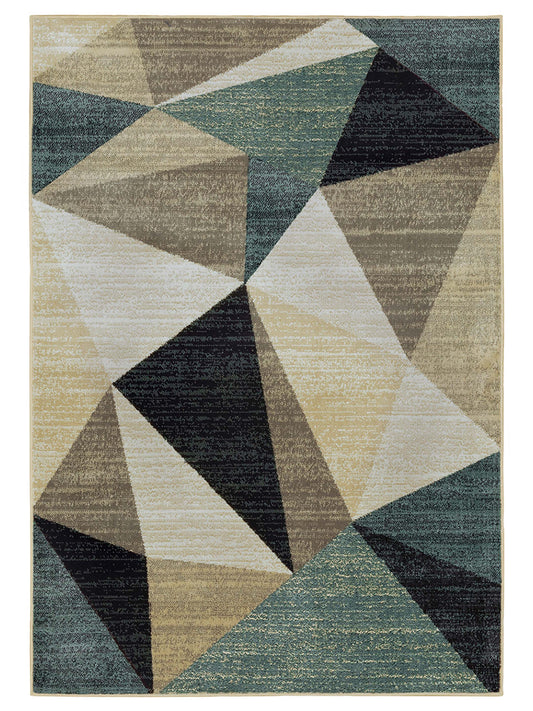 Oriental Weavers Evandale 9841B Grey Blue Casual Machinemade Rug