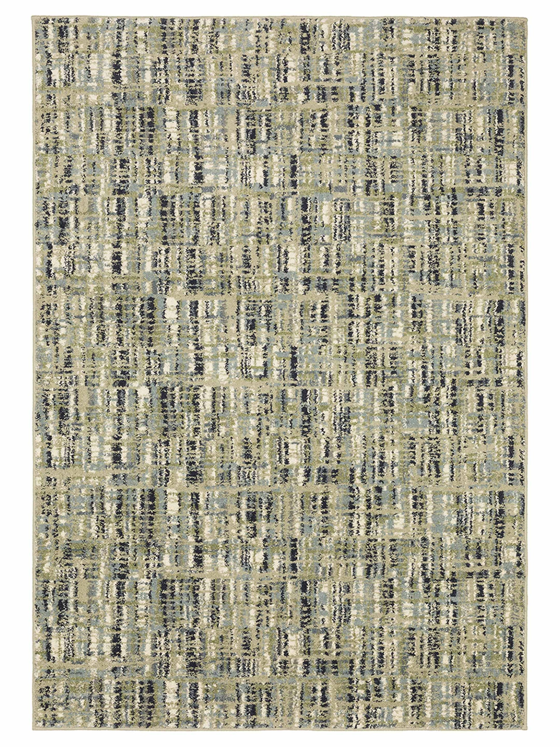 Oriental Weavers SENECA SE01A Beige Green Casual Power-Loomed Rug