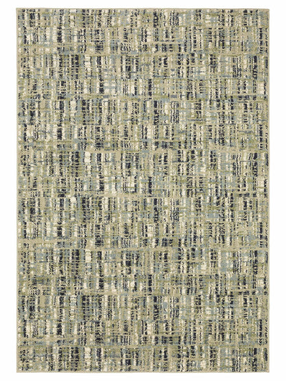Oriental Weavers SENECA SE01A Beige Green Casual Power-Loomed Rug