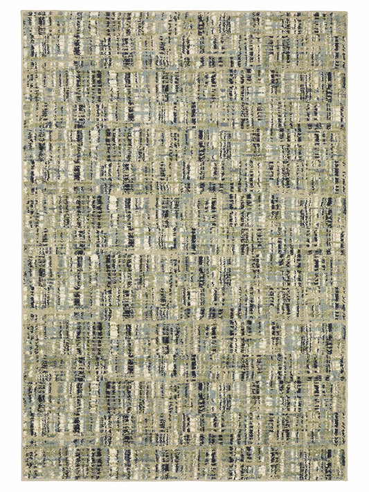 Oriental Weavers SENECA SE01A Beige Green Casual Power-Loomed Rug