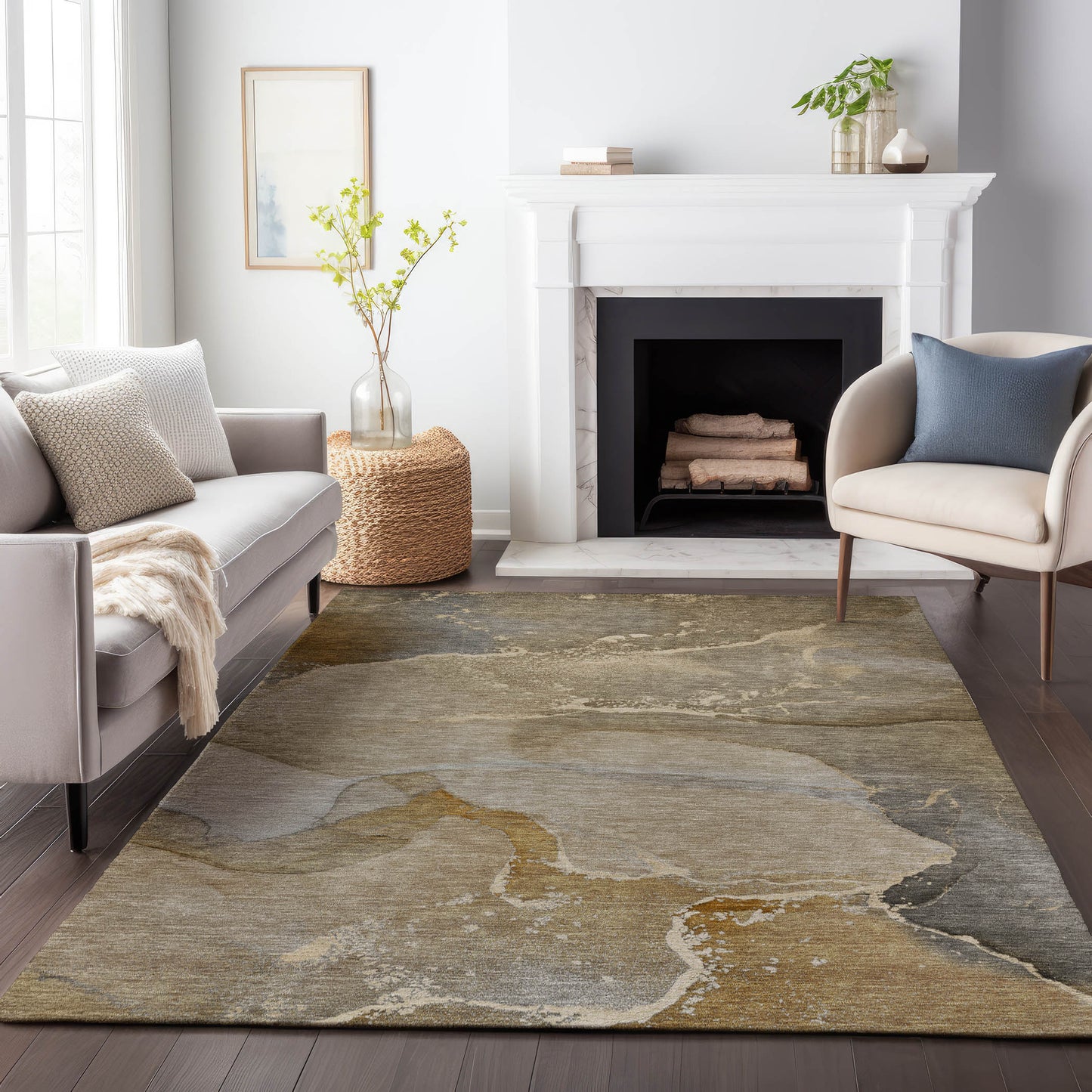 Dalyn Rugs Odyssey  Chocolate  Transitional
