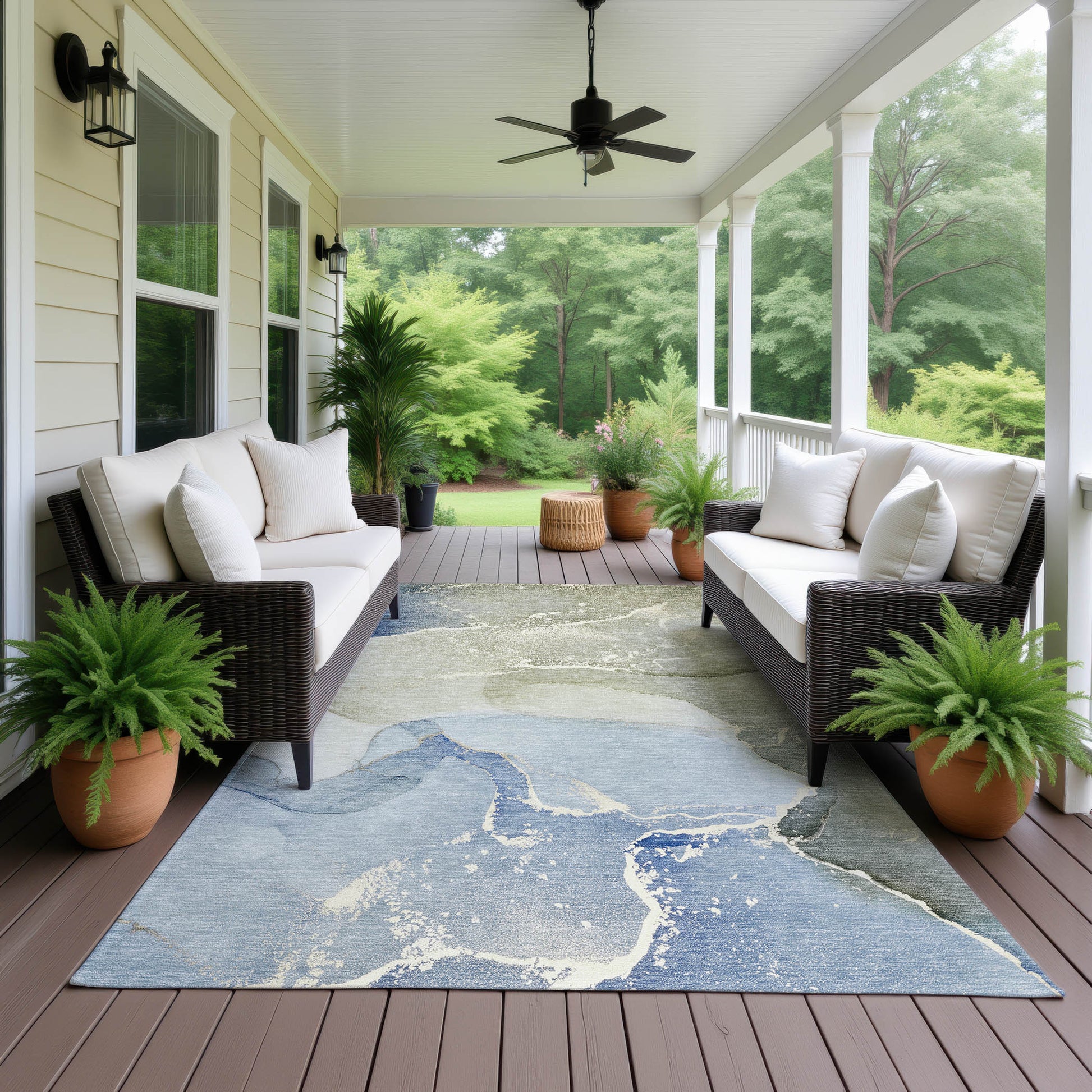 Dalyn Rugs Odyssey  Sky  Transitional
