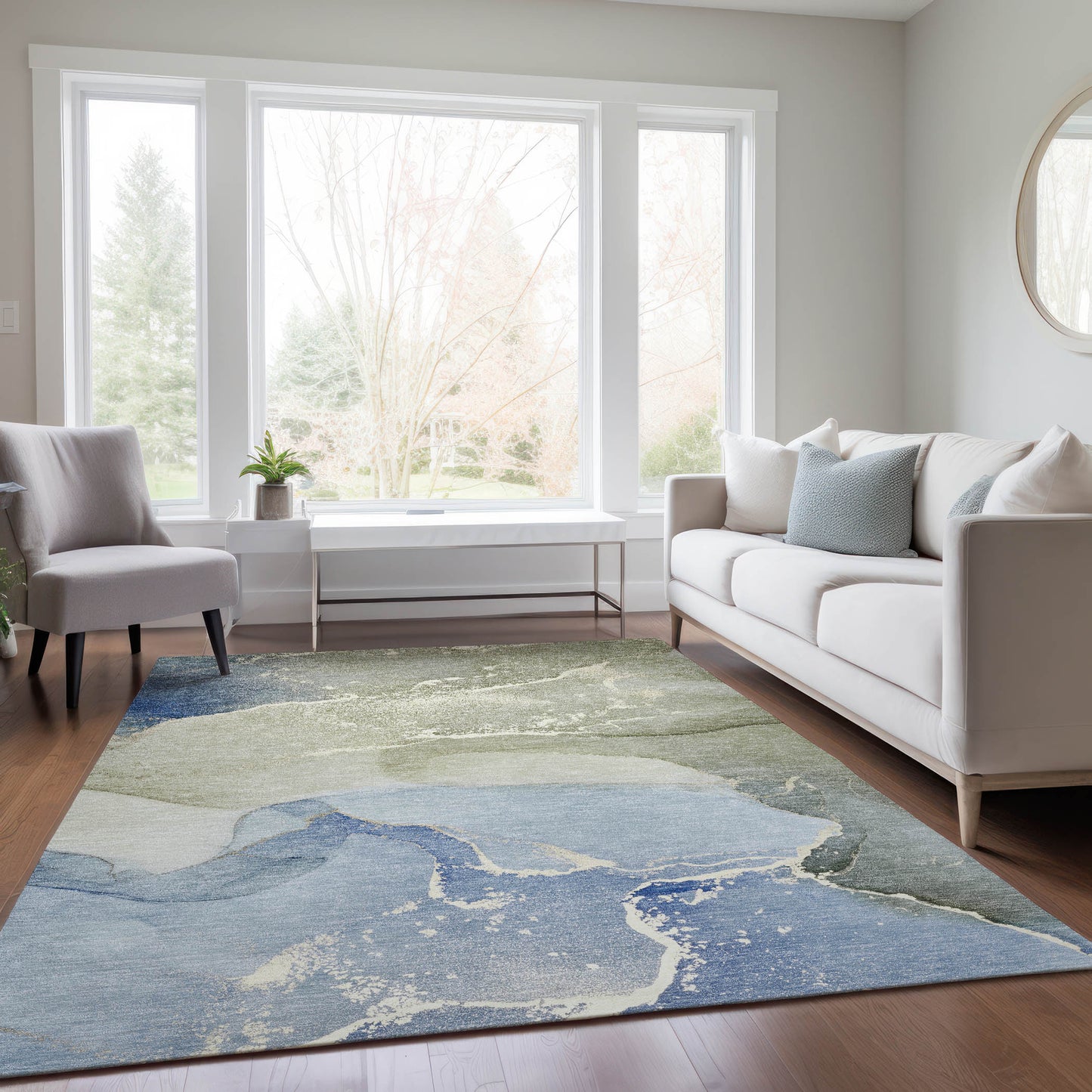 Dalyn Rugs Odyssey  Sky  Transitional