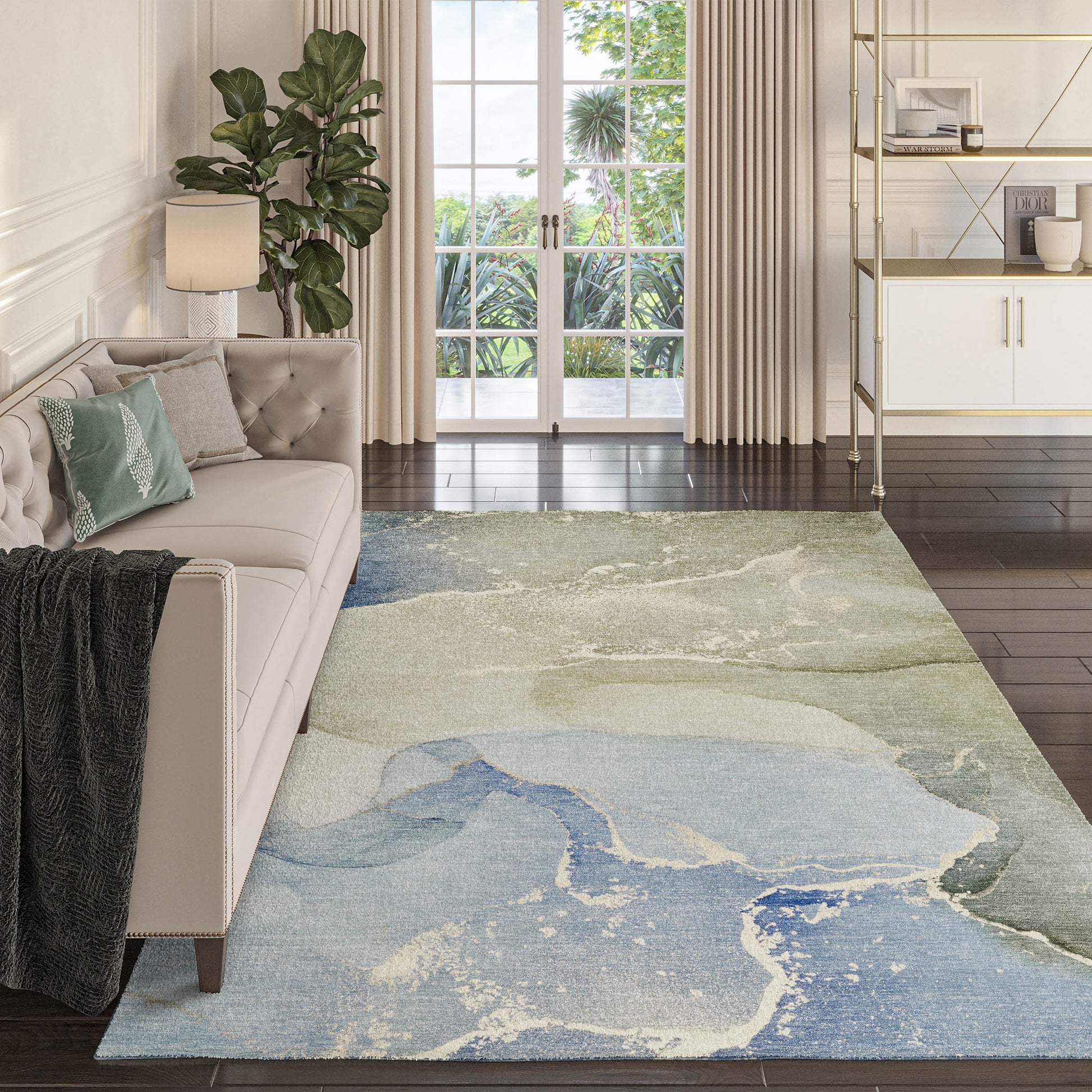Dalyn Rugs Odyssey  Sky  Transitional