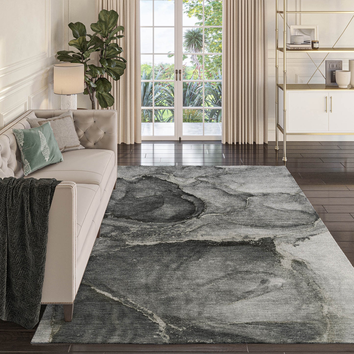 Dalyn Rugs Odyssey  Charcoal  Transitional
