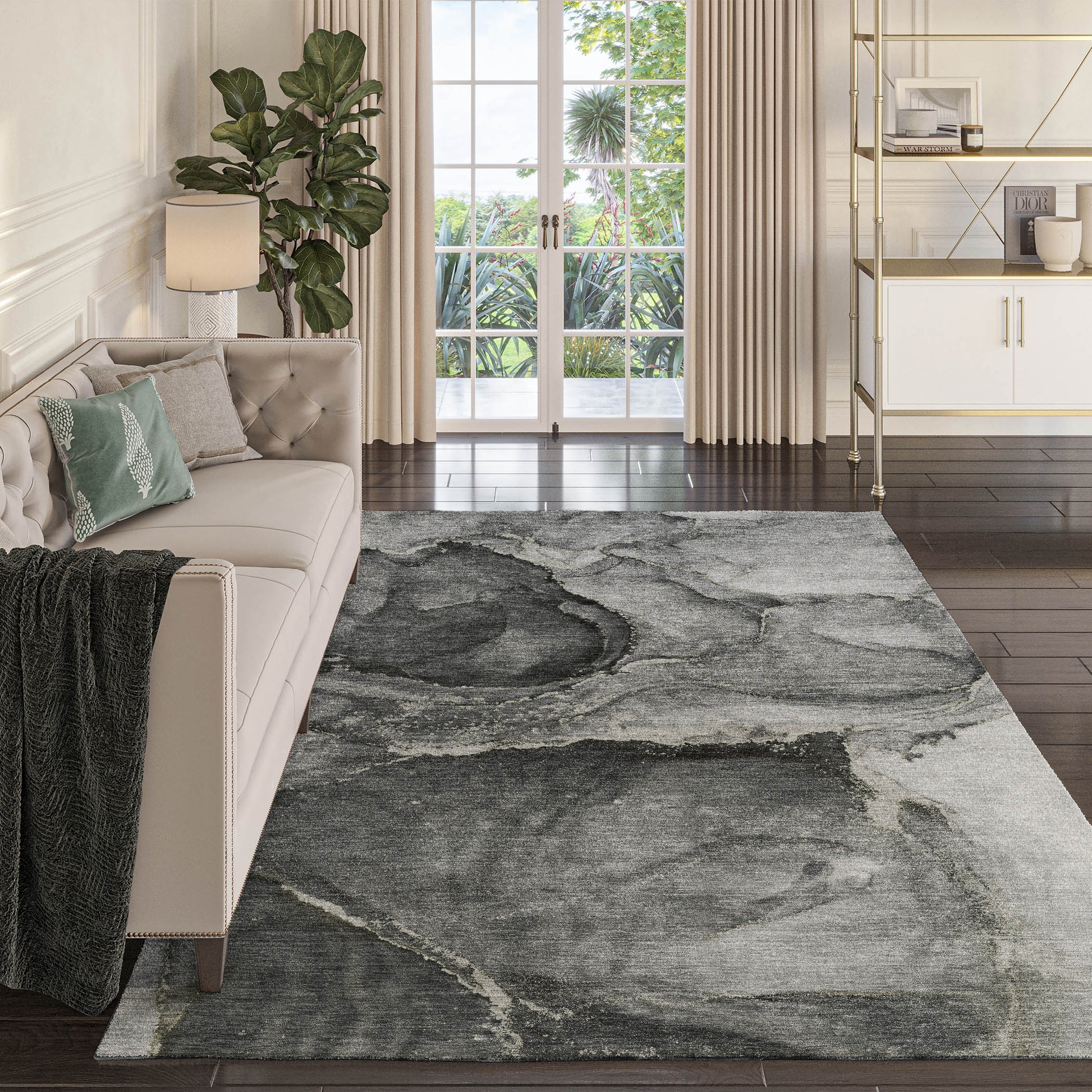 Dalyn Rugs Odyssey  Charcoal  Transitional