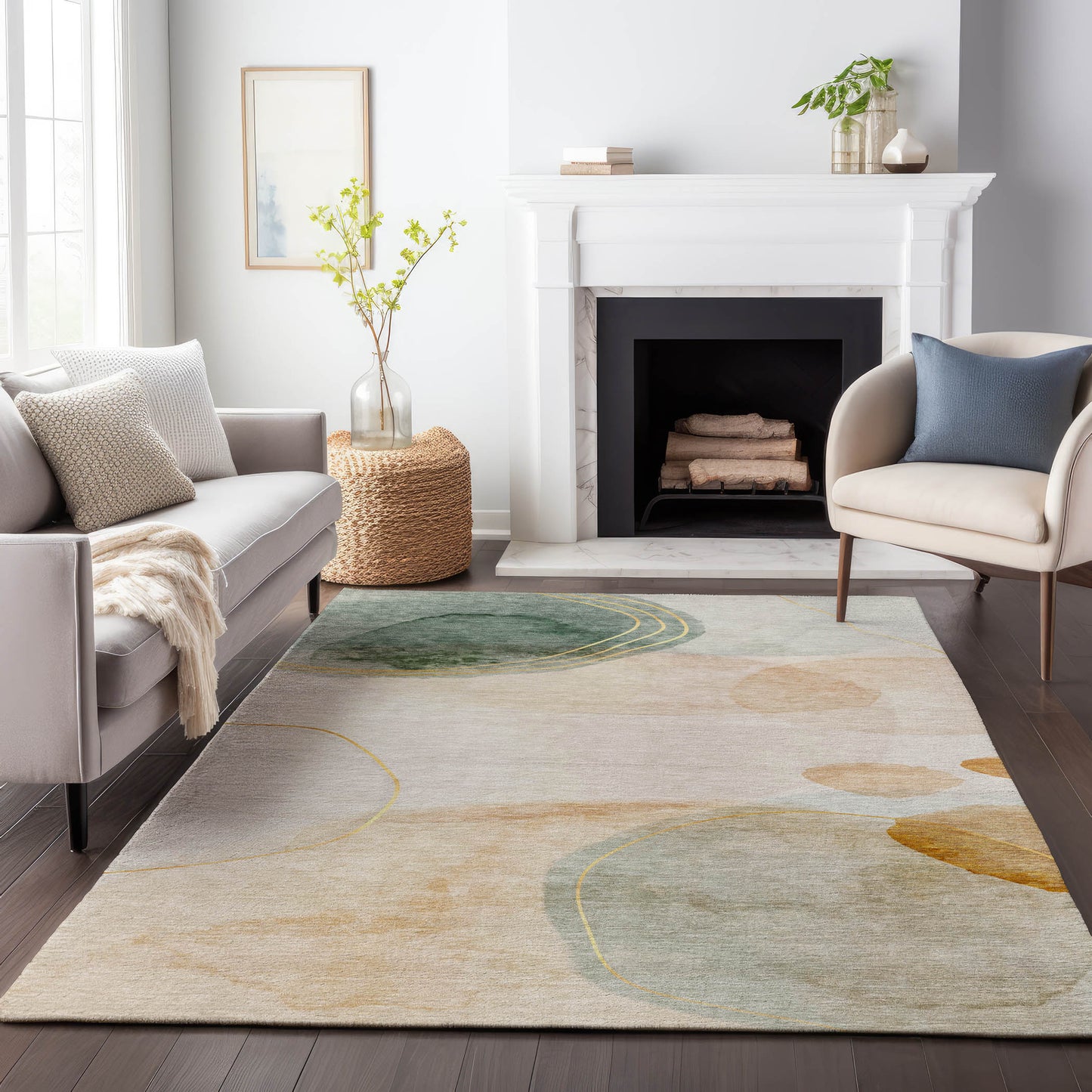 Dalyn Rugs Odyssey  Beige  Transitional