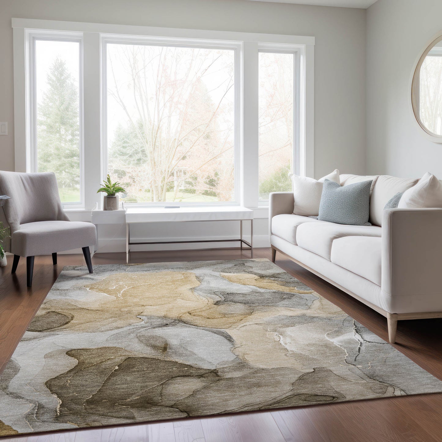 Dalyn Rugs Odyssey OY4 Taupe  Transitional  Rug