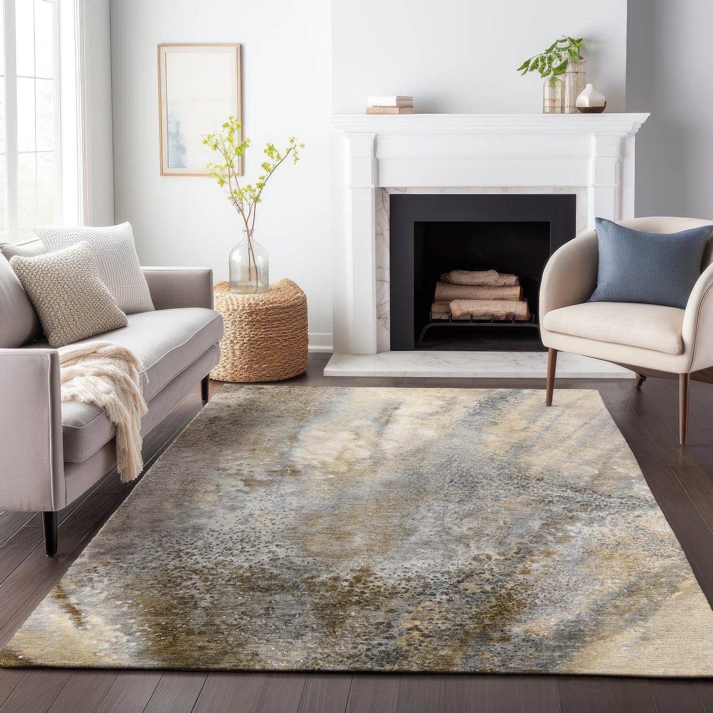 Dalyn Rugs Odyssey  Taupe  Transitional