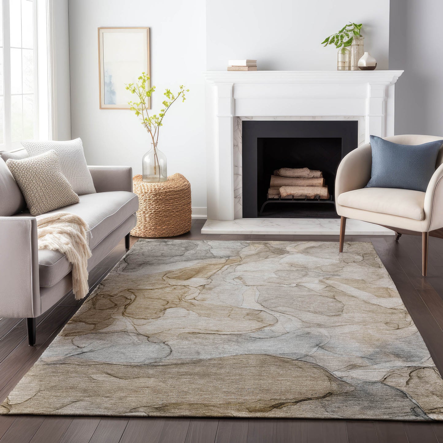 Dalyn Rugs Odyssey  Brown  Transitional