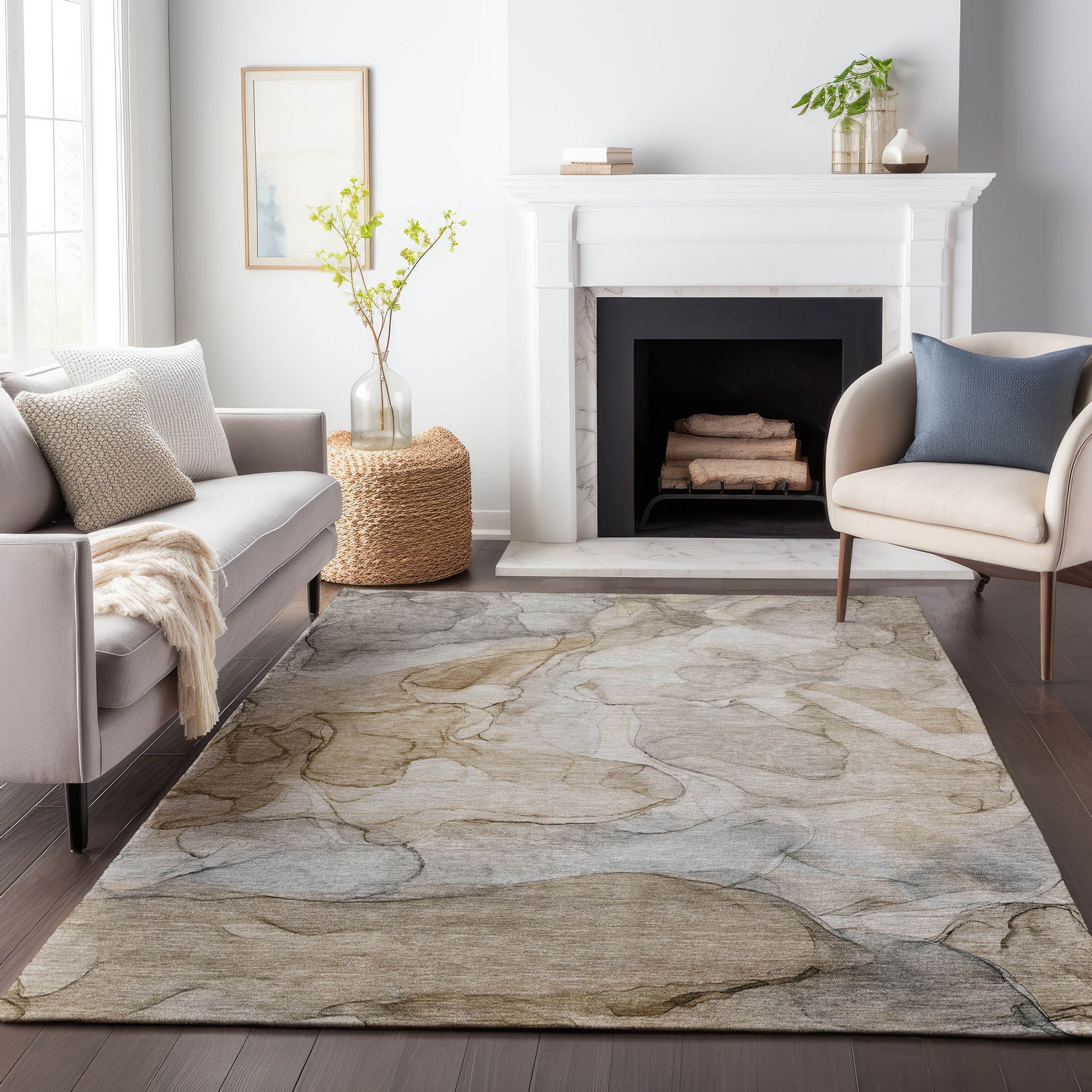 Dalyn Rugs Odyssey  Brown  Transitional